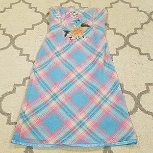 BCBG wool stripped dress